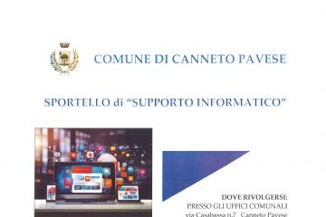&quot;SPORTELLO DI SUPPORTO INFORMATCO&quot; del Servizio Sociale Comunale